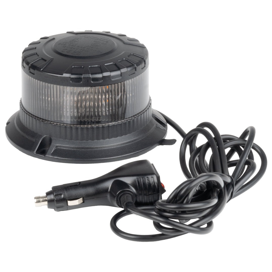 LED beacon / dakflitser - Oranje - R10 / R65 - 16 LED - Magneet - Dark edition LED beacon / dakflitser - Oranje - R10 / R65 - 16 LED - Magneet - Dark edition